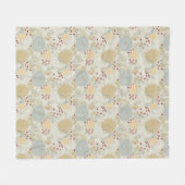 Couverture Polaire motif montrant le jardin bouclé (Devant (Horizontal))