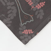 Couverture Polaire motif montrant les animaux 1 de bébé (Coin)