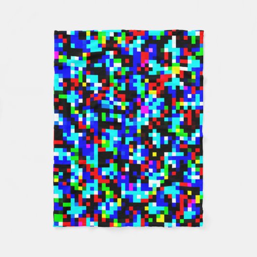 Couverture Polaire Motif multicolore (Devant)