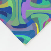 Couverture Polaire Motif multicolore (Coin)