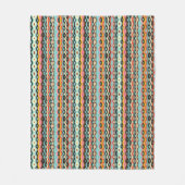 Couverture Polaire Motif multicolore abstrait (Devant)