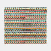 Couverture Polaire Motif multicolore abstrait (Devant (Horizontal))