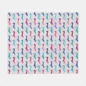 Couverture Polaire Motif multicolore de teckel (Devant (Horizontal))
