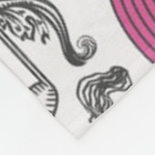 Couverture Polaire Motif musical (Coin)