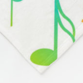Couverture Polaire Motif musical (Coin)