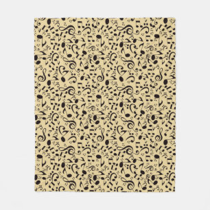 Couverture Polaire Motif musical