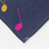 Couverture Polaire Motif musical (Coin)