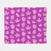 Couverture Polaire Motif naturel graphique coloré (Devant (Horizontal))