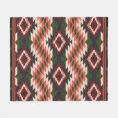 Couverture Polaire Motif Navajo 11 (Devant (Horizontal))