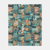 Couverture Polaire Motif néerlandais (Devant)