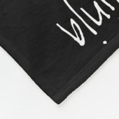 Couverture Polaire Motif Ninja noir blanc Katana personnalisable (Coin)