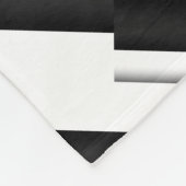 Couverture Polaire Motif noir et blanc (Coin)