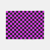 Couverture Polaire Motif noir violet (Devant (Horizontal))