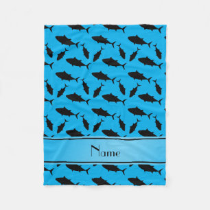 Couverture Polaire Motif nommé fait sur commande de thon de thonine