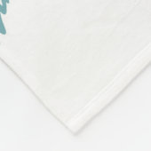 Couverture Polaire Motif nuage Rainbow et pluie amusant (Coin)
