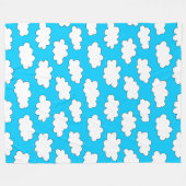 Couverture Polaire Motif nuages fluides (Devant (Horizontal))