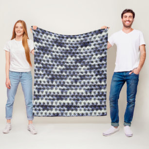 Couverture Polaire Motif numérique abstrait 1191 - Plaid en molleton