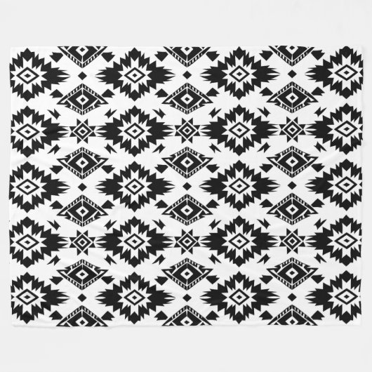 Couverture Polaire Motif occidental Aztec (Devant (Horizontal))