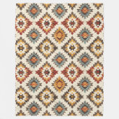 Couverture Polaire Motif occidental Aztec (Devant)