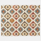 Couverture Polaire Motif occidental Aztec (Devant (Horizontal))