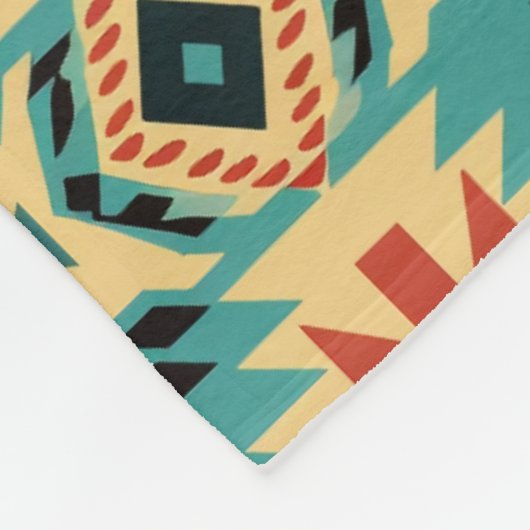 Couverture Polaire Motif occidental Aztec (Coin)