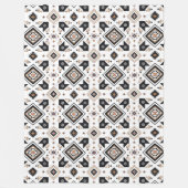 Couverture Polaire Motif occidental Aztec (Devant)