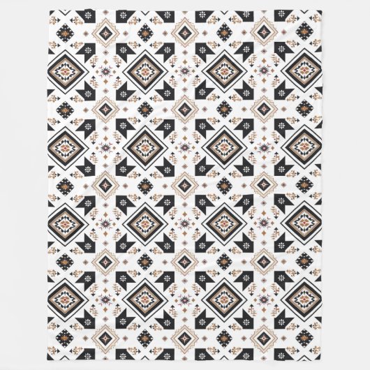 Couverture Polaire Motif occidental Aztec (Devant)