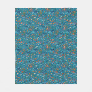 Couverture Polaire Motif Océan