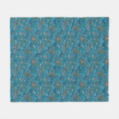 Couverture Polaire Motif Océan (Devant (Horizontal))