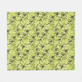 Couverture Polaire Motif olive (Devant (Horizontal))