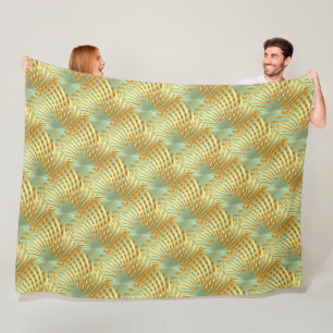 Couverture Polaire Motif or sur n'importe quelle couleur