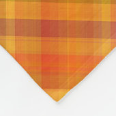 Couverture Polaire Motif orange de plaid d'automne de chute (Coin)
