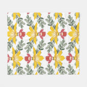Couverture Polaire motif orchidée (Devant (Horizontal))
