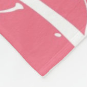 Couverture Polaire Motif oriental de fleur de prune (Coin)