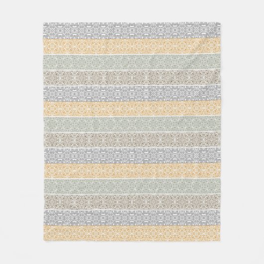 Couverture Polaire Motif ornemental (Devant)