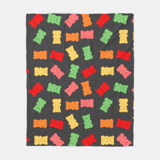 Couverture Polaire Motif Ours en Gélatine