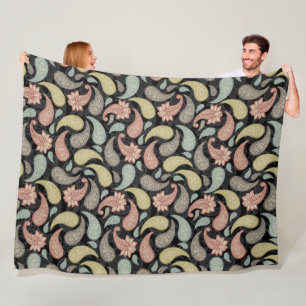 Couverture Polaire Motif Paisley 