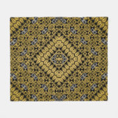 Couverture Polaire Motif palestinien Broderie Design imprimé (Devant (Horizontal))