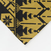 Couverture Polaire Motif palestinien Broderie Design imprimé (Coin)