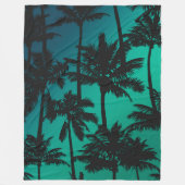 Couverture Polaire Motif Palm Tree (Devant)