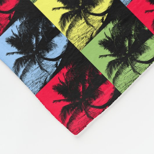 Couverture Polaire Motif Palm Trees (Coin)