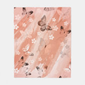 Couverture Polaire Motif papillon 11 (Devant)