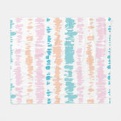 Couverture Polaire Motif Pastel Batik (Devant (Horizontal))