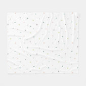 Couverture Polaire Motif Pastel Triangle (Devant (Horizontal))