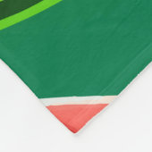 Couverture Polaire Motif Pastèque (Coin)