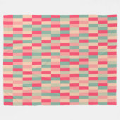 Couverture Polaire Motif Patchwork Coloré 151214c (Devant (Horizontal))
