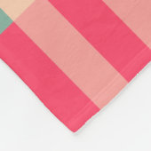Couverture Polaire Motif Patchwork Coloré 151214c (Coin)