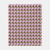 Couverture Polaire Motif Patchwork moderne (Devant)