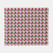 Couverture Polaire Motif Patchwork moderne (Devant (Horizontal))