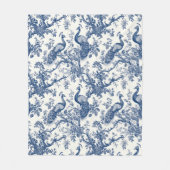 Couverture Polaire Motif Peacock Toile France (Devant)